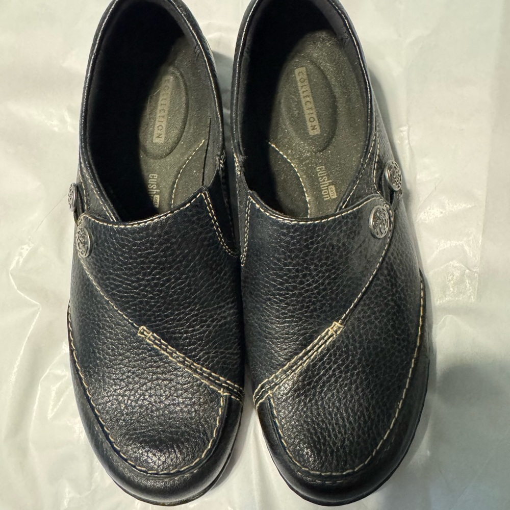 Clark’s Black Leather Shoes
